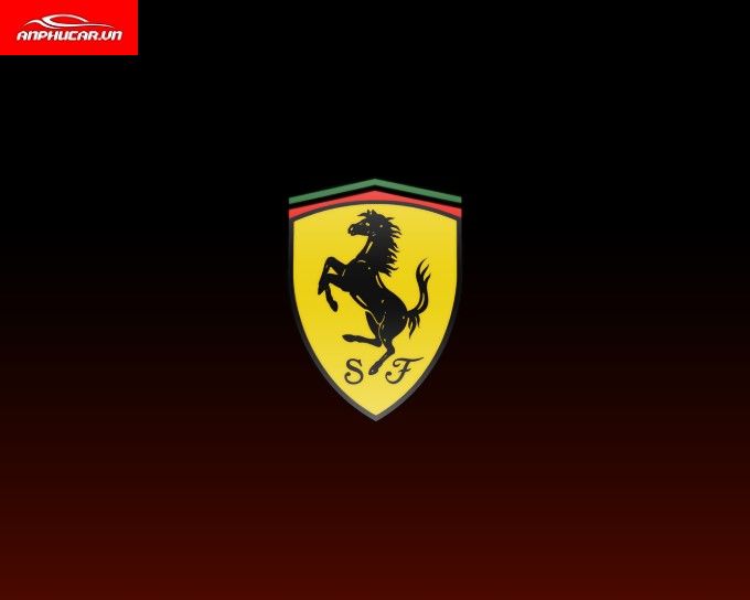 Khung ảnh có logo Ferrari