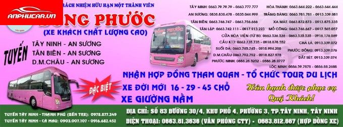 Xe Đồng Phước Điện thoại lịch trình di chuyển giá vé và địa chỉ bến xe
